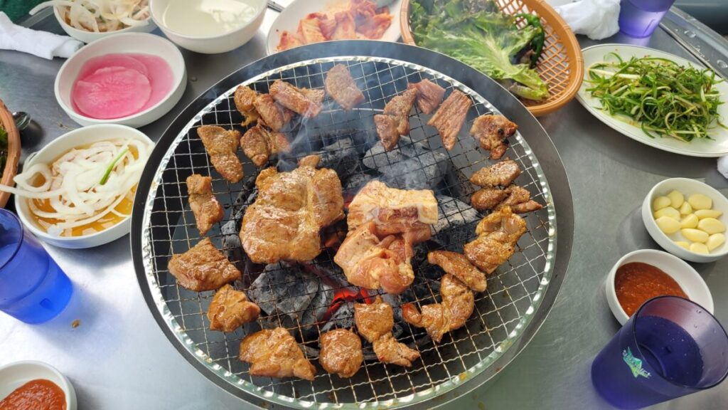 원조태릉갈비 후기｜과수원에서 먹는 숯불 돼지갈비 1
