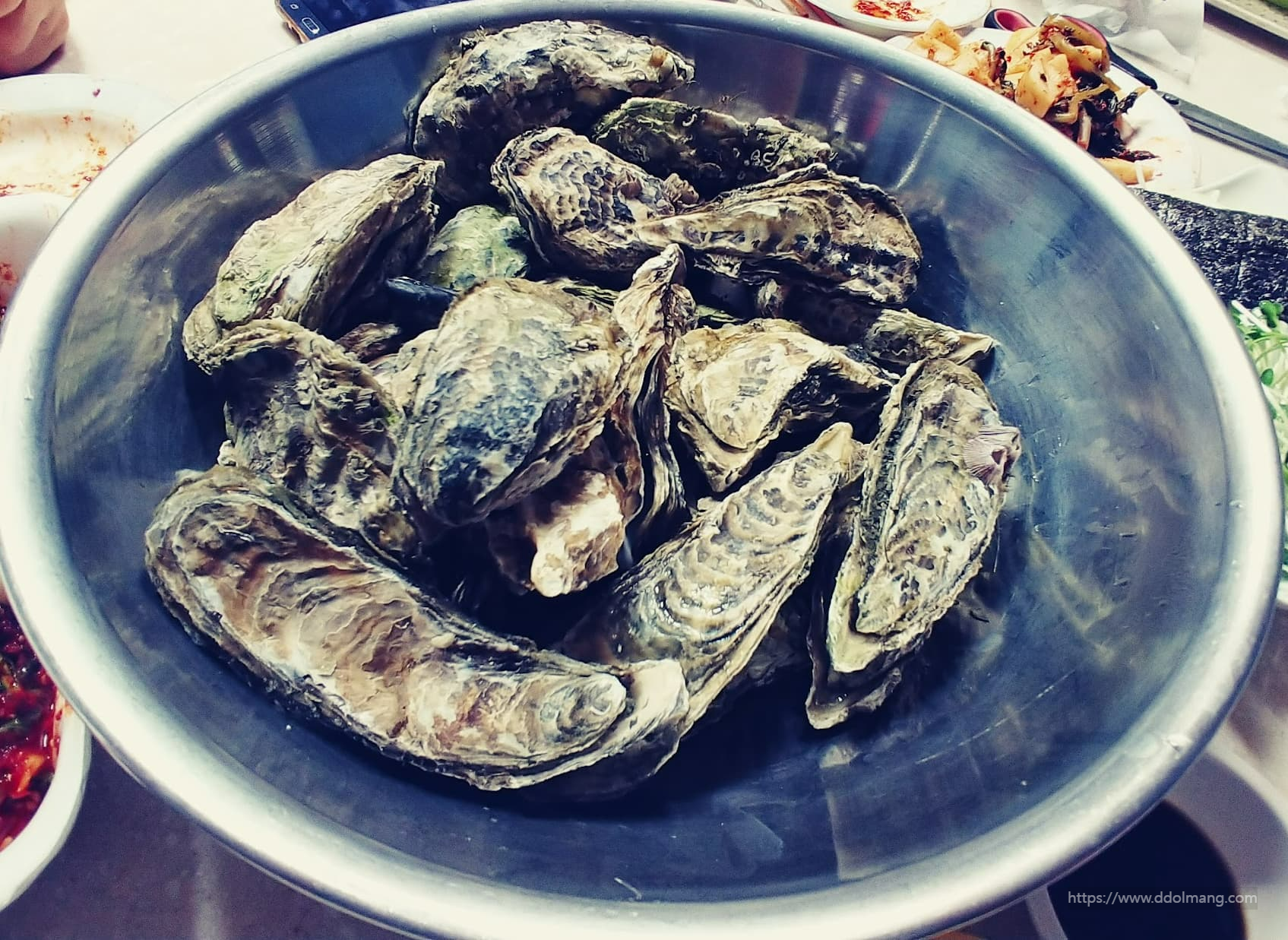 겨울의 첫 맛, 각굴 찜과 하프쉘 요리로 즐기는 제철 바다 향기 19