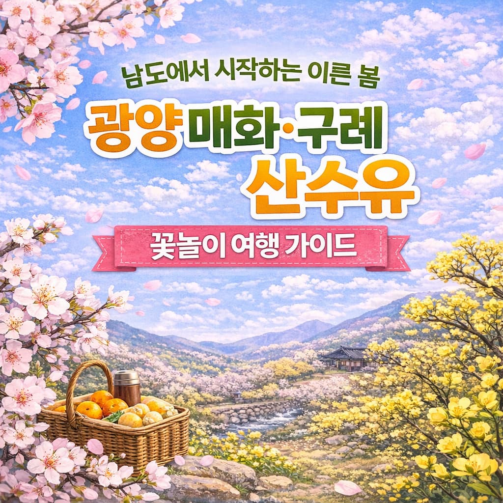 남도에서 시작하는 이른 봄, 광양 매화·구례 산수유 꽃놀이 여행 가이드 6