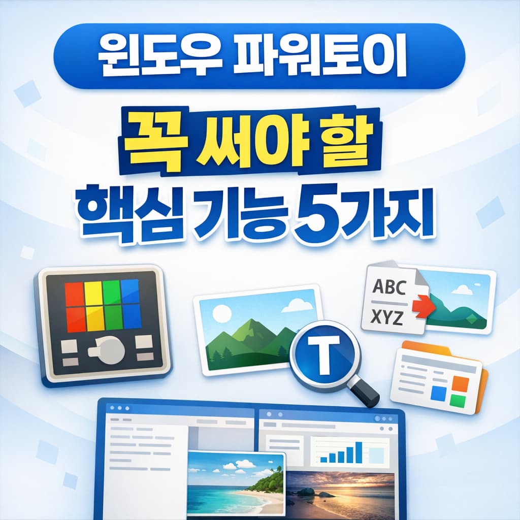 윈도우 파워토이(PowerToys) 사용 후기, 사진 정리와 파일 이름 변경에 유용한 기능 16