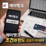케이뱅크 신용대출·마이너스통장 특징 정리, 직장인 고한도 대출에 강한 이유