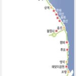 7번국도 주요도시 및 드라이브 포인트