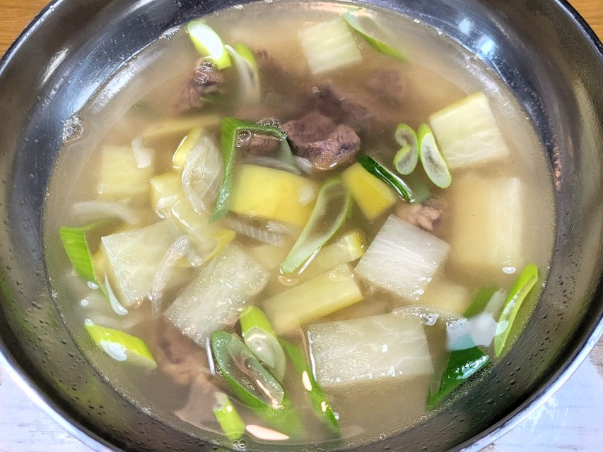 홍천 사랑말한우 1++ 사태로 끓인 소고기무국 후기｜410g 14,300원 가성비 만족 12