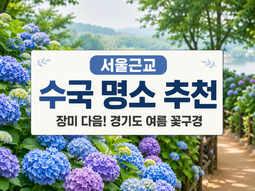 서울 근교 수국 명소 추천