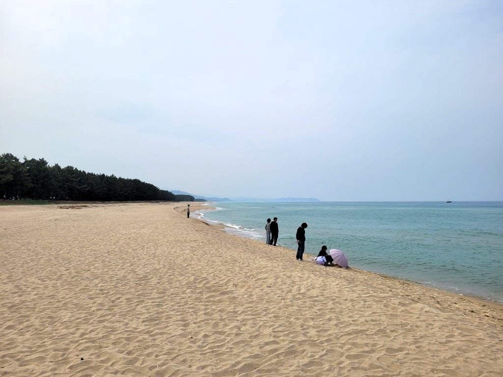 고성 가진 해변 풍경
