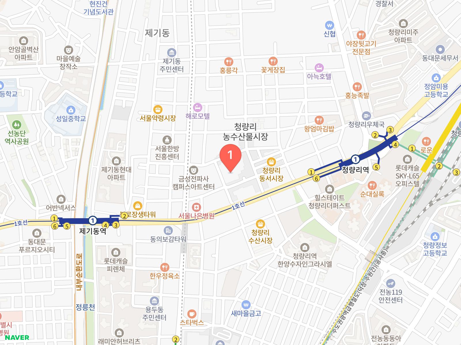 정본기름집 네이버 지도 위치