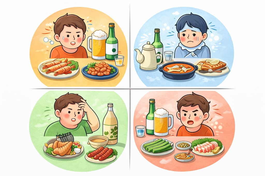 사상체질별 술과 안주 총정리|소양인·소음인·태음인·태양인 음주 가이드 1